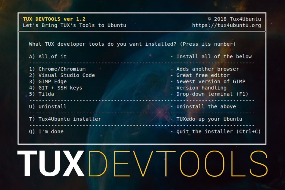 TUX Developer Tools